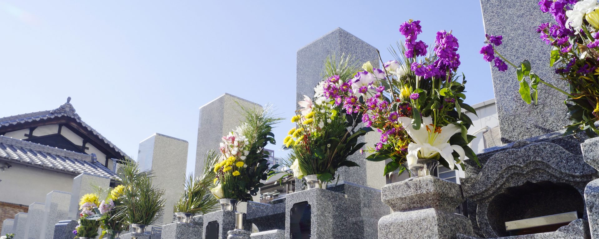 園内はすべて新しく整備された新規墓地